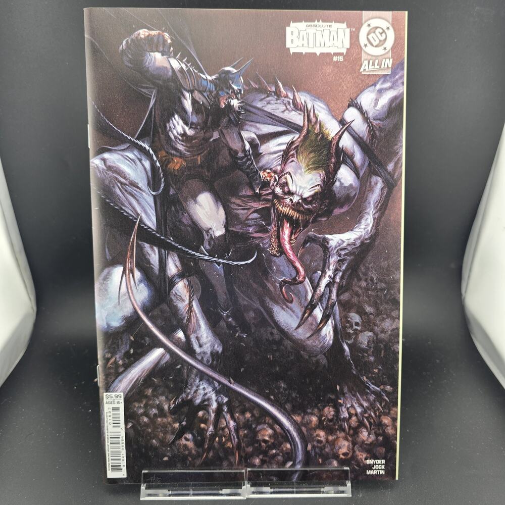 ABSOLUTE BATMAN #15 2nd Print Dell’Otto Cover B Card Stock Variant 2026 NM+ 9.8